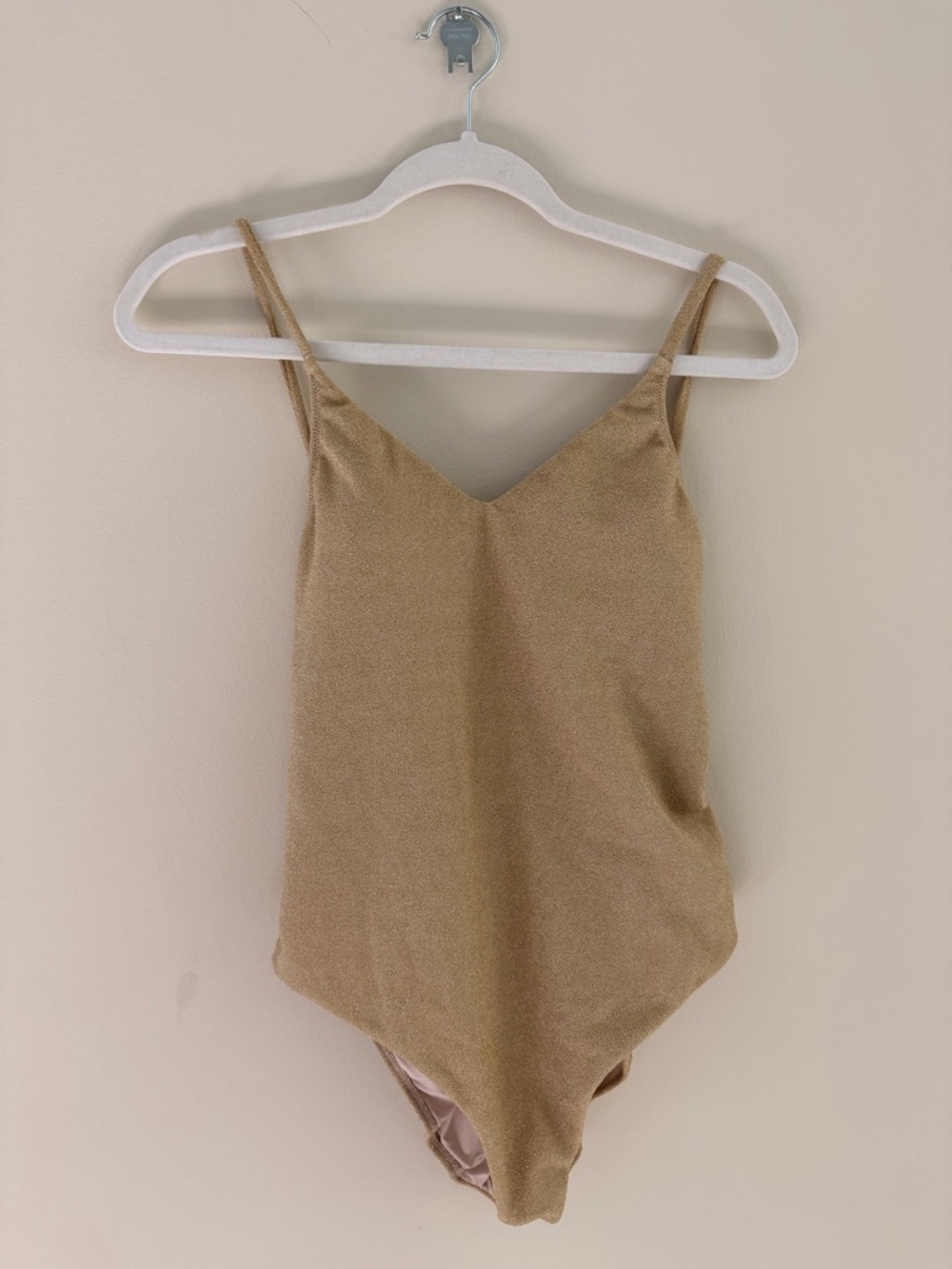 PQ Swim Gold Shimmery One-Piece Swimsuit